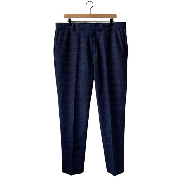 J. Crew Plaid Wool Blend Ludlow Slim Fit Pants - Picture 4 of 16